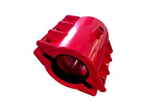Straight Repair Clamp — carbon steel body, for PE Steel Skeleton Composite pipe