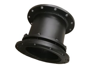 Double-Flange Expansion Joint — carbon steel body, for Plastic (PE/PPR/UPVC/PVC-M) pipe