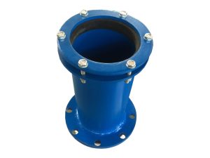 Flanged Expansion Adapter — carbon steel body, for Plastic (PE/PPR/UPVC/PVC-M) pipe