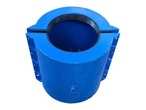 Flange Wrap Repair Clamp — carbon steel body, for Plastic (PE/PPR/UPVC/PVC-M) pipe