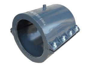 Socket Joint Repair Clamp — carbon steel body, for Plastic (PE/PPR/UPVC/PVC-M) pipe