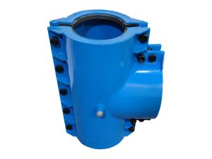 Tee Repair Clamp — carbon steel body, for Ductile Iron pipe