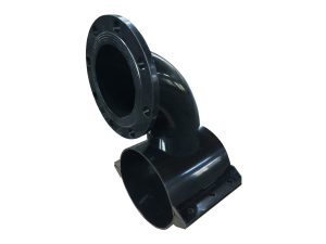 Flanged Saddle Outlet Tee — carbon steel body, for Ductile Iron pipe
