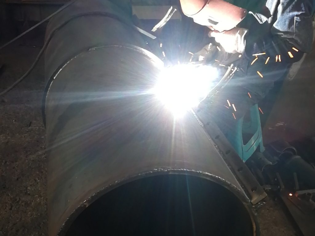 Welding with PPE
