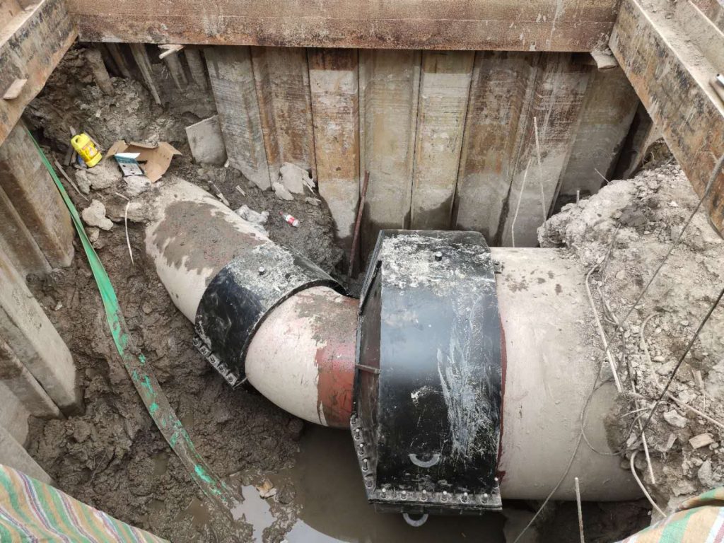 Large-Diameter Reducing Joint — Field Repair Under Live Pressure