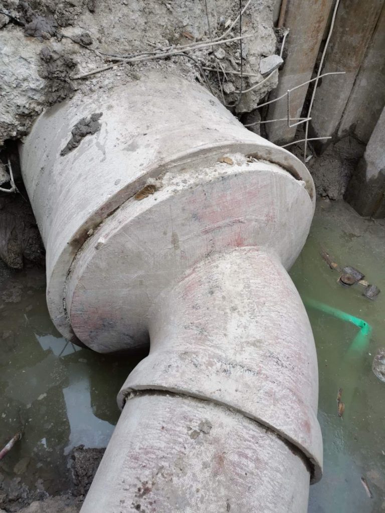 Large-Diameter Reducing Joint — Field Repair Under Live Pressure