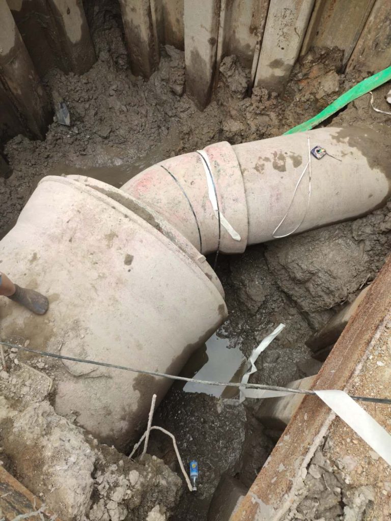 Large-Diameter Reducing Joint — Field Repair Under Live Pressure