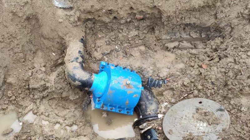 PE300 Flange — Custom Wrap Clamp Covers the Flange and the Reducer